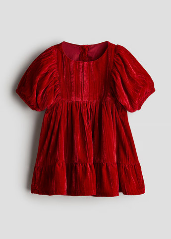 Тёмно-красное платье H&M (366117053)