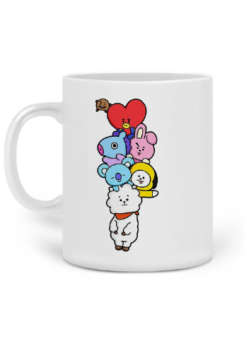 Кружка БТС (BTS) 330 мл горнятко керамічне (20259-1064) MobiPrint (219776197)