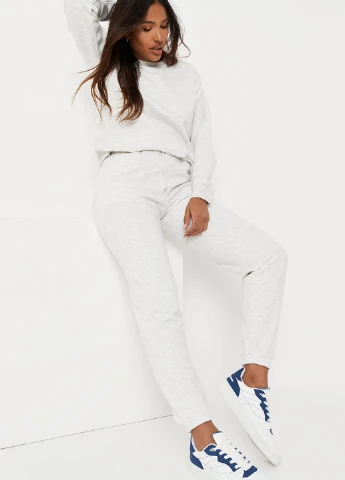 Світло-сірий світшот Missguided меланж без декору (261410806)