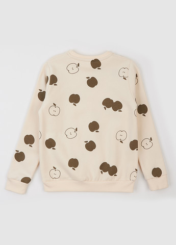 Бежевий світшот ArDoMi малюнок без декору (307510752)