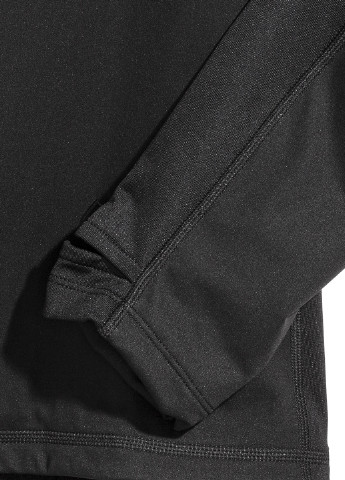 Реглан H&M з довгим рукавом однотонний чорний спортивний