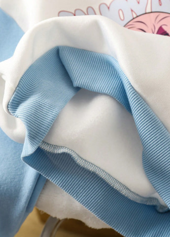 SHEIN світшот (3 шт.) малюнок комбінований кежуал поліестер