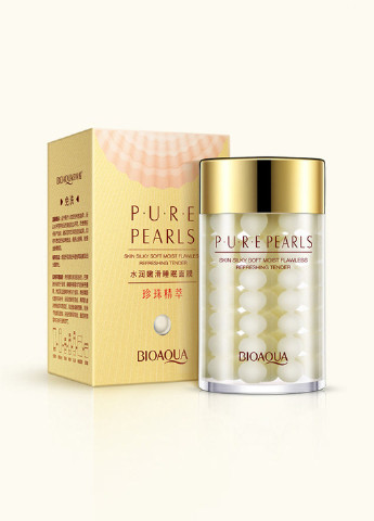 Маска нічна поживна для обличчя з натуральною перловою пудрою Pure Pearls, 120 г. (0002) Bioaqua (252562843)