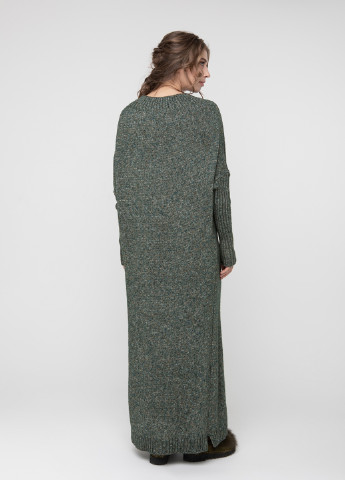 Темно-зеленое кэжуал платье оверсайз Sewel меланжевое