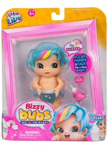 Інтерактивна лялька Little Live Bizzy Bubs Clap Baby Harper Харпер (28534) Moose (255665024)
