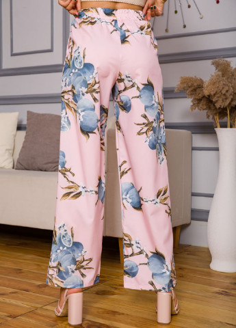 Светло-розовые кэжуал летние палаццо брюки Ager
