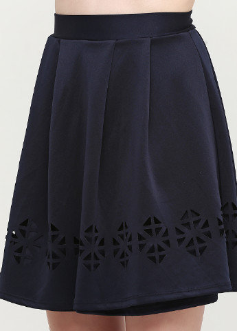 Темно-синяя кэжуал однотонная юбка Alya мини