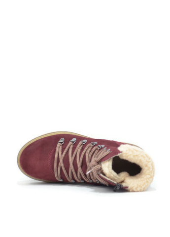 Зимние ботинки тимберленды No Brand с мехом, со шнуровкой из натуральной замши