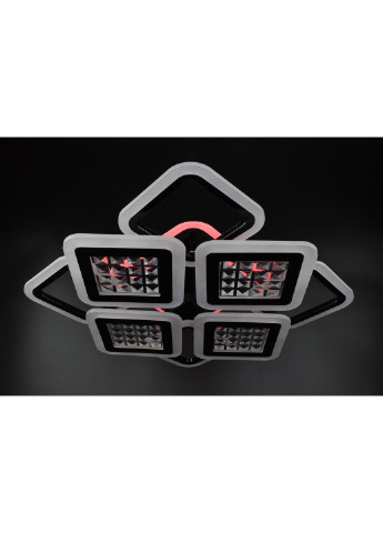 Люстра стельова LED з пультом A2723/4+4S-RGB-bk Чорний 11х54х62 см. Sunnysky (253528088)