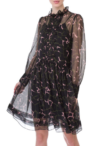 Комбинированное кэжуал платье Emporio Armani