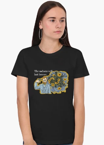 Футболка женская Винсент Ван Гог (Vincent van Gogh) (8976-2955) XXL MobiPrint - (227212228)