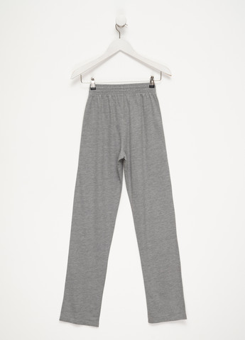 Светло-серые спортивные, кэжуал демисезонные прямые брюки No Brand