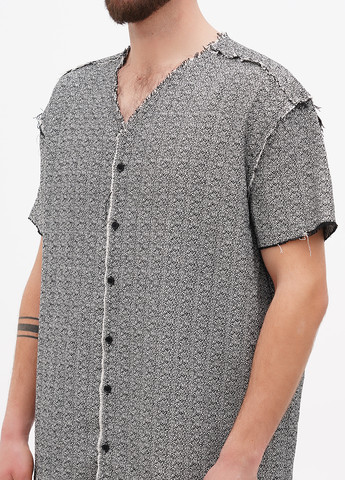 Черно-белая кэжуал рубашка меланж Boohoo