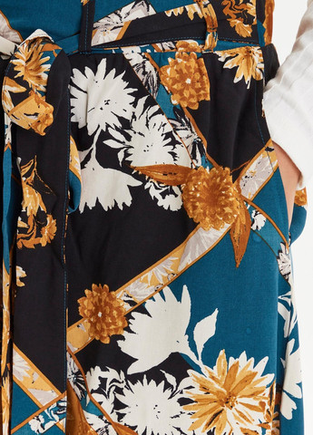 Разноцветная кэжуал цветочной расцветки юбка Fransa а-силуэта (трапеция)
