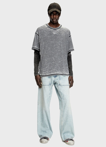 Сіра футболка Diesel