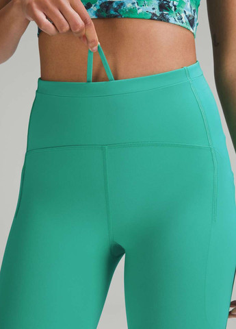 Мятные демисезонные леггинсы Lululemon Athletica