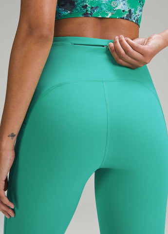 Мятные демисезонные леггинсы Lululemon Athletica
