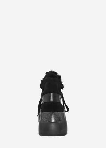Зимние ботинки re2533-11 черный El passo из натуральной замши