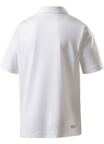 Белая детская футболка-поло для мальчика TECNOPRO с логотипом