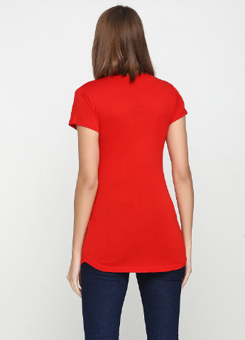Красная летняя футболка Keppa