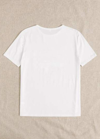 Біла літня футболка SHEIN