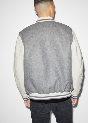 Бомбер C&A бейсбольный на кнопках (323072405)