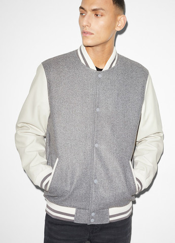 Бомбер C&A бейсбольный на кнопках (323072405)