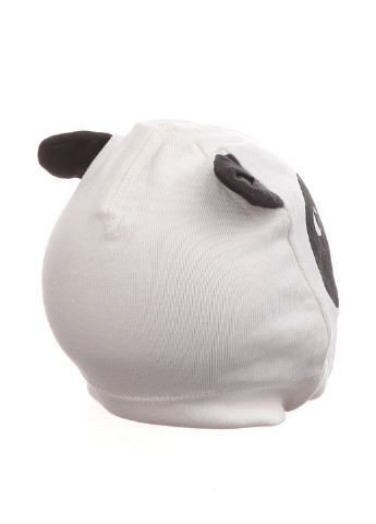 Шапка H&M бини панда белая кэжуал хлопок, трикотаж