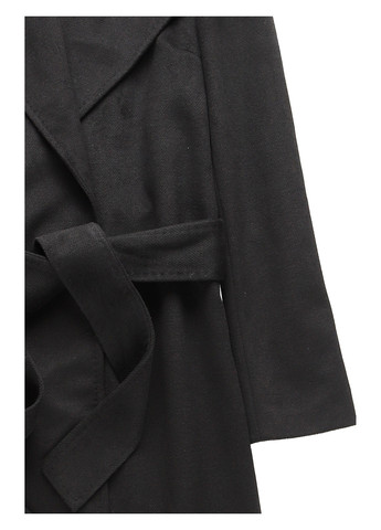 Черное демисезонное Пальто однобортное Nazarenogabrielli