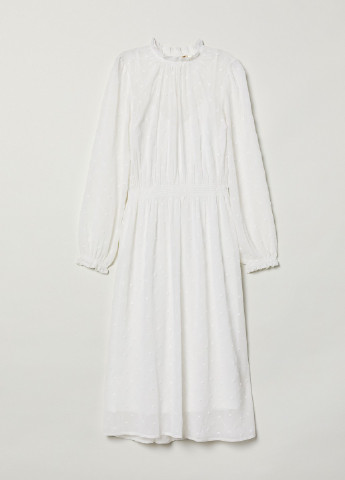 Білий ділова плаття, сукня H&M однотонна