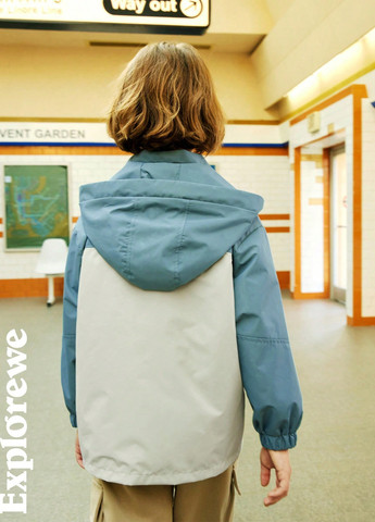 Комбінована демісезонна куртка SHEIN