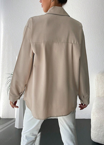 Бежевая блуза SHEIN