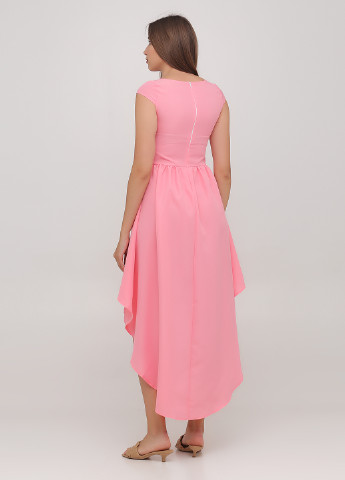 Рожева кежуал сукня кльош Podium однотонна