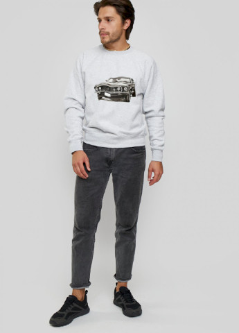 Серый свитшот мужской YAPPI (198688815)