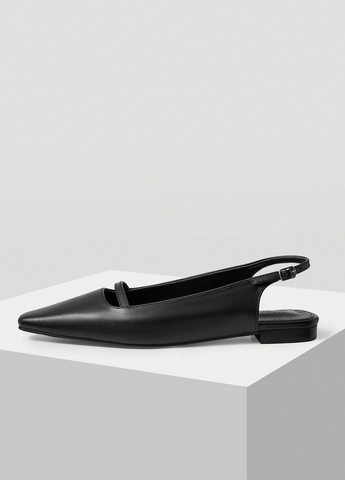 SHEIN Туфли черный з искусственная кожа, китай — демисезон (341484543)