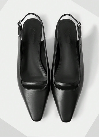 SHEIN Туфли черный з искусственная кожа, китай — демисезон (341484543)