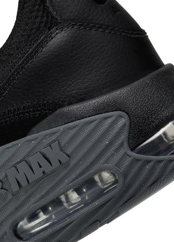 Чорні Осінні кросівки Nike Air Max Excee Running.