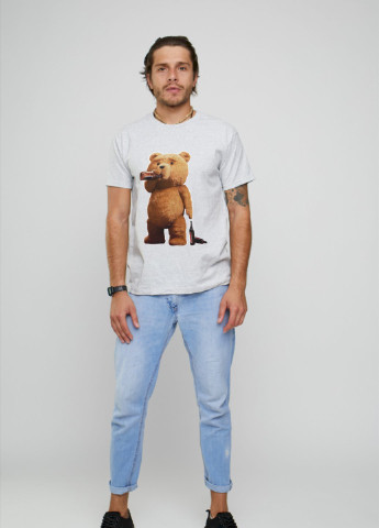 Сіра футболка чоловіча YAPPI