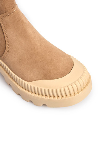 Зимние ботинки челси Pepe Jeans без декора из натуральной замши, тканевые