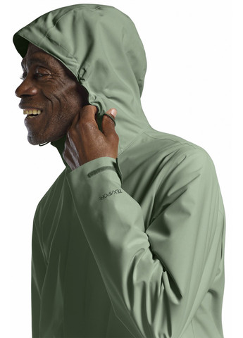 Серо-зеленая демисезонная ветровка Jack Wolfskin TRAILTIME 2L JKT M