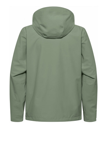 Серо-зеленая демисезонная ветровка Jack Wolfskin TRAILTIME 2L JKT M