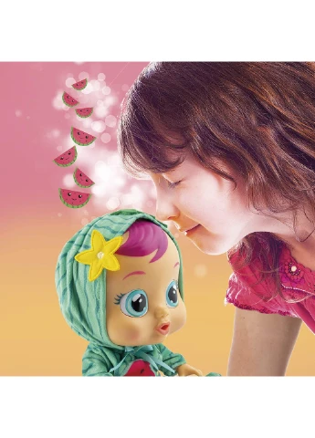 Интерактивная кукла Cry Babies Tutti Frutti Mel Плакса Мел с ароматом арбуза (93805) IMC Toys (255254265)