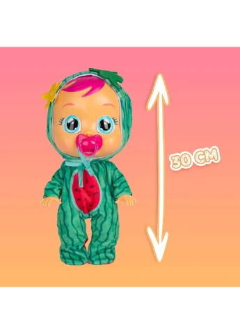 Интерактивная кукла Cry Babies Tutti Frutti Mel Плакса Мел с ароматом арбуза (93805) IMC Toys (255254265)