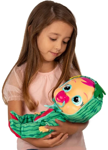 Интерактивная кукла Cry Babies Tutti Frutti Mel Плакса Мел с ароматом арбуза (93805) IMC Toys (255254265)