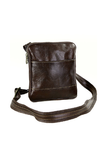 Сумка Diva's Bag планшет однотонная тёмно-коричневая кэжуал
