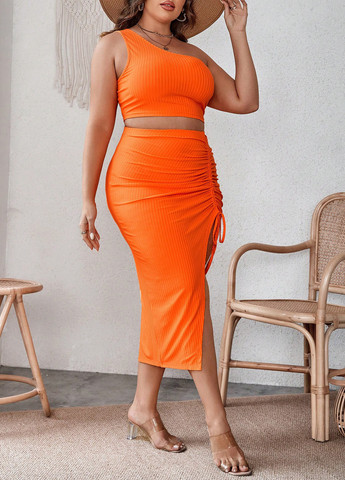 Костюм (кроп-топ, спідниця) SHEIN (342405794)