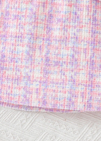 Розовый демисезонный костюм (жакет, юбка) юбочный SHEIN