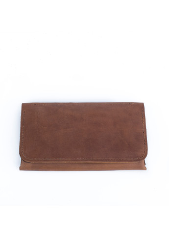 Вместительное мужское портмоне на кнопках ручной работы из натуральной винтажной кожи коньячного цвета Boorbon (253513778)