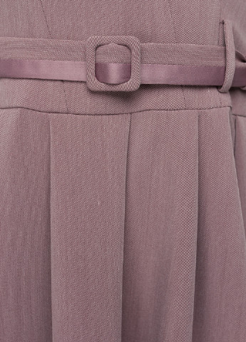 Розово-коричневое кэжуал платье BGL однотонное