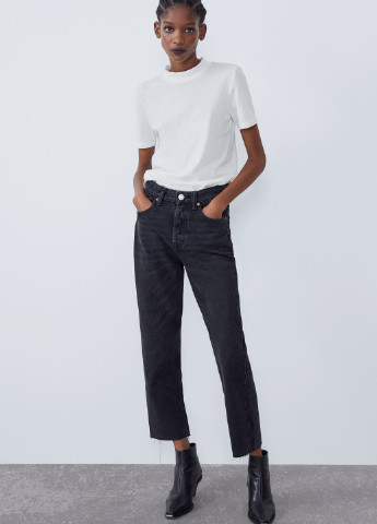 Черные летние джинсы Zara